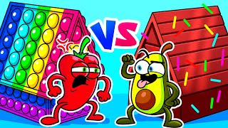 NOOB  VS PRO || Crazy And Funny Avocados Pranks
