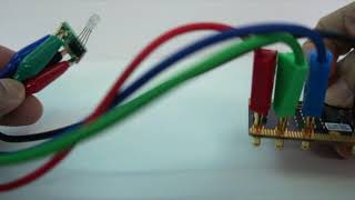 GPIO 09 控制全彩RGB LED測試