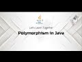 Java Polymorphism : Unleashing the Power of Dynamic Flexibility