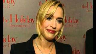 Kate Winslet interview at The Holiday premiere