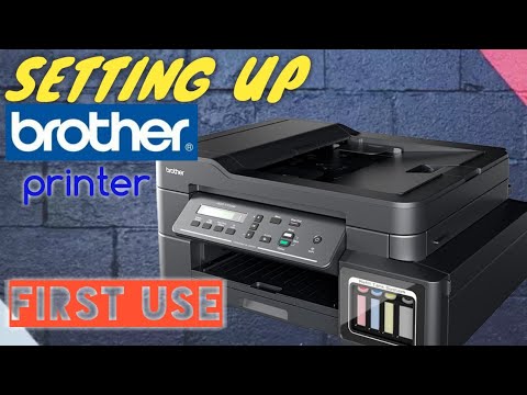 SETTING UP BROTHER PRINTER DCP-T710W FOR FIRST USE / DCP T710W ...