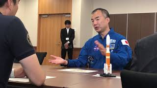 JAXA野口宇宙飛行士 表敬訪問 ー2018.5.18