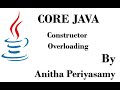 Constructor overloading  & Constructor chaining - Java Programming