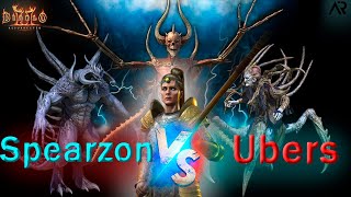 Unexpected move! Infinity Spearzon VS Ubers - Full Run! Diablo 2 Resurrected