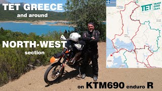 3 days on TransEuroTrail Greece on KTM690 enduro R. TET GREECE.