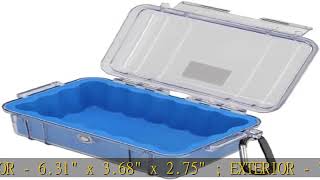 Pelican 1050 Micro Case - for iPhone, GoPro, Camera, and more (Blue/Clear)