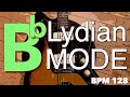 Bb Lydian Mode Scale - Groove Jam Backing Track