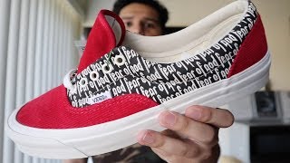 VANS FEAR OF GOD ERA 95 DX RED CORDUROY!!!!!