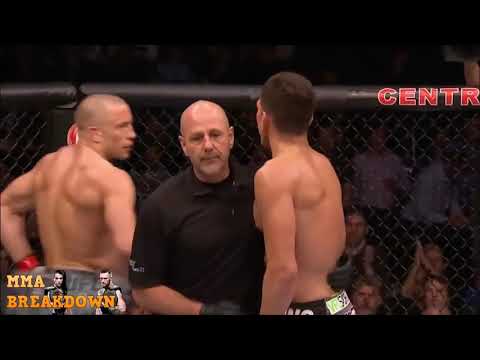 Who won the St-Pierre vs Diaz fight?