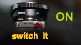 Metabones Adapter - How To SWITCH Modes from Green (regular) to ADVANCED