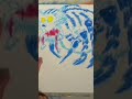 妖怪お絵かき 土蜘蛛 drawing japanese ghost yokai “tsuchigumo” with crayons