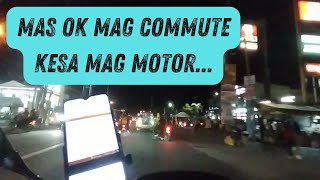 Walang benepisyo ang pagmo motor