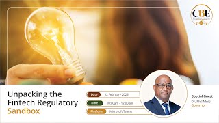 Fintech Regulatory Sandbox Webinar