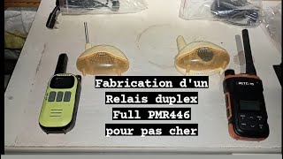 fabriquer un relais duplex PMR446 pour vraiment pas cher (théorie)