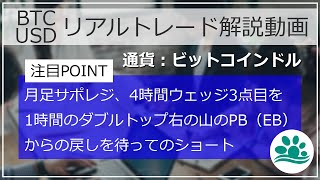 【BTC/USD】リアルトレード解説動画2020年11月27日※ビットコインドル【担当：大西先生】