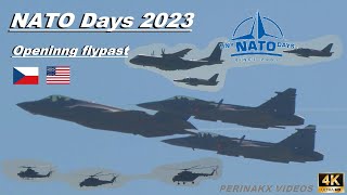 Airshow openinng flypast 🇨🇿 🇺🇸 ▲ NATO Days 2023