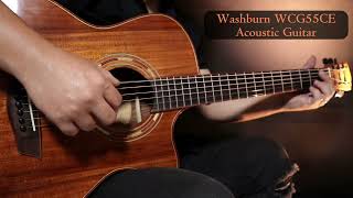 Washburn WCG55CE Acoustic Guitar - Test Sound