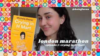 london marathon: week one... crying in H Mart