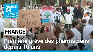 France : première grève des pharmaciens depuis 10 ans • FRANCE 24