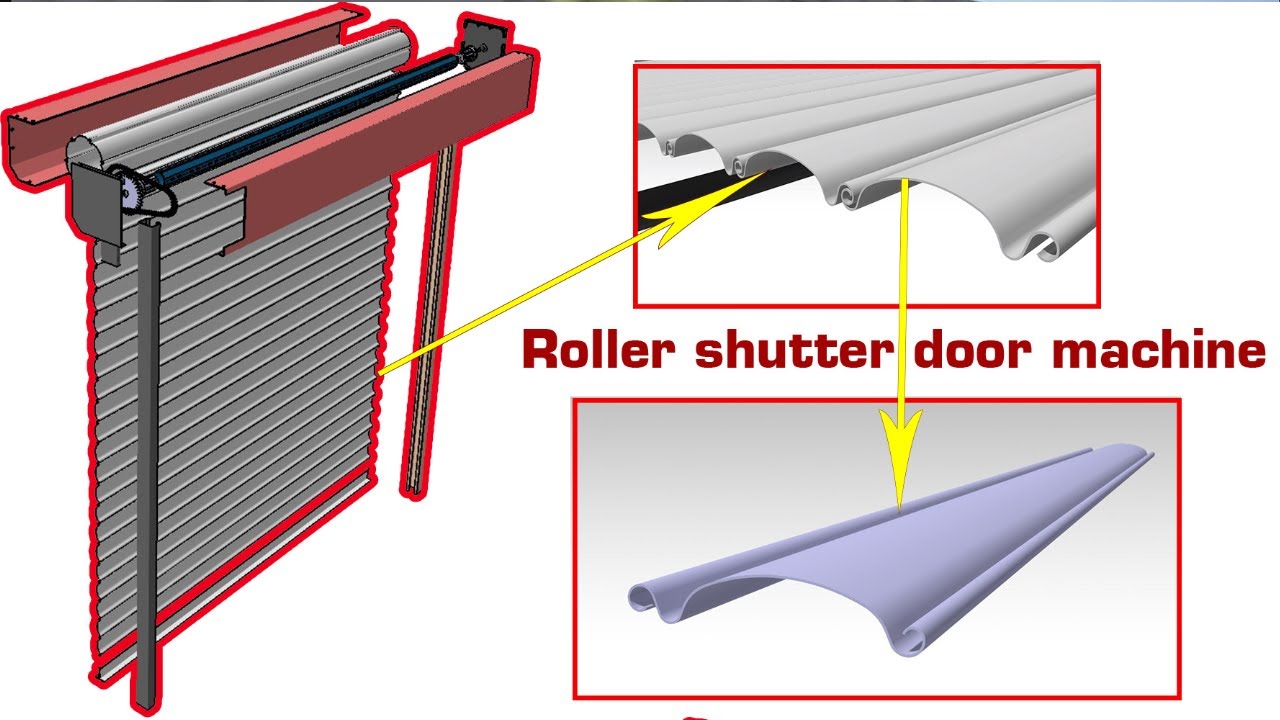 Roll Up Door Installation Roller Shutter Machine Rolling Shutter