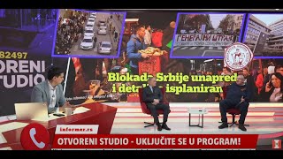 OTVORENI STUDIO: Šešelj: ovi ministri moraju da lete iz  Vlade..scenario protesta kao u Gruziji i...