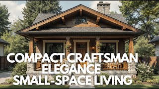 Compact Craftsman Elegance: A Perfect Blend of Style and Functionality in Small-Space Living