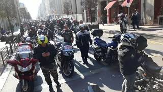 manif moto du 24 fevrier 2018 rouen fin