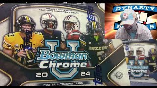 DELIGHT CASE 🔥 2024 Bowman Chrome University Football 10 Box Case Break #1