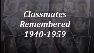 Versailles High School 1940 – 1959 Classmates Remembered