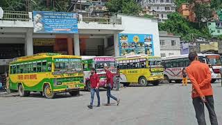 Bus stand Chamba Himachal Pradesh mr Dilip Himachali #Hrtc #Bus_stand_chamba #Bus Rana bus  new prem