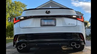 Lexus IS500 Stock Exhaust Sound