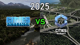 CS1 vs CS2 in 2025 | Cities Skylines 1 vs Cities Skylines 2