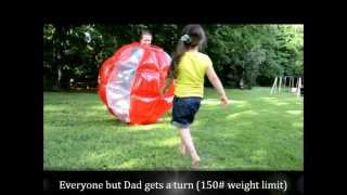 Human Gerbil Ball: Giant Inflatable Ball That Kids Ride Inside!