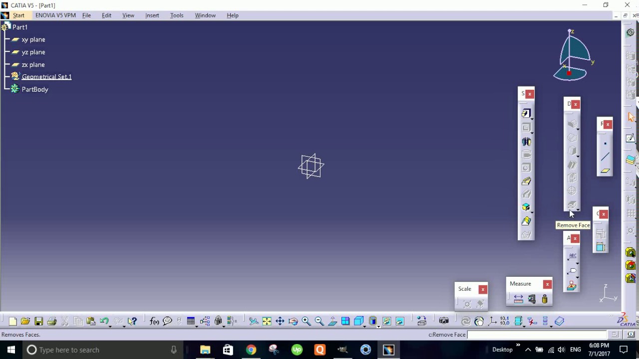 Catia V5 User Interface Guide Part Design Youtube