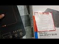 bajaj majesty slim induction stove unboxing and how to use