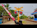 Uji Coba Palang Kereta Api Baru Perlintasan KA Pos Banten | Bet Lintas | Railroad Crossing Retrofit