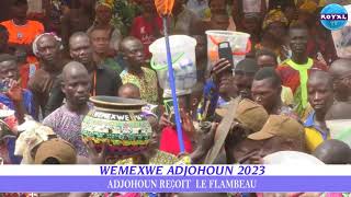 WEMEXWE 2023 :  ADJOHOUN REÇOIT  LE FLAMBEAU