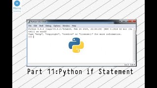 Python Training Part 11: Python if Statement
