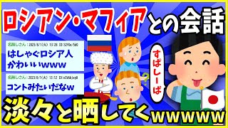 【2ch面白いスレ】【ほっこり】ウチの店に来たロシア人と日本人ワイの会話を淡々と晒してくｗｗｗ【ゆっくり解説】