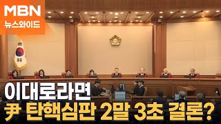 헌재, 尹 탄핵심판 속도전?…與, 헌재 항의 방문 [뉴스와이드]