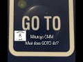 Mitutoyo CMM GOTO button