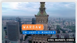 Warsaw in 3 Minutes 🇵🇱 | Ultimate Travel Guide by 3MinuteCityGuides