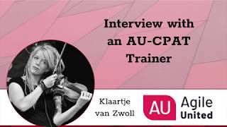 Klaartje van Zwoll   AU CPAT Trainer Interview