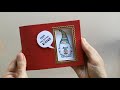 tuto carte de noel comment faire une carte surprise carterie scrap diy de noël carte de voeux