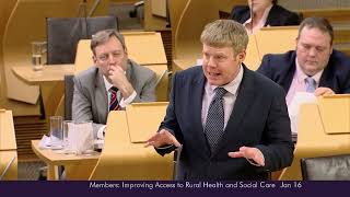 Members' Business: Improving Access to Health and Social Care in Rural Scotland - 16 January 2025