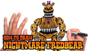 How to Draw Nightmare Fredbear | Five Nights at Freddy's