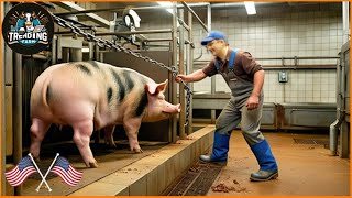 Why Berkshire Pigs Are A $1000 Opportunity For Farmers In Just 6 Months ? | Farming Documentary