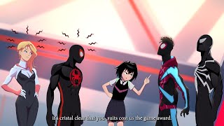 Peni Parker and Miles and  Gwen and ATSV Reacts to Miles and Bully Lowenthal  su