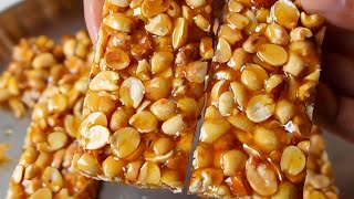 Only 2 Ingredients peanut candy recipe | how to make candy recipe | peanut candy