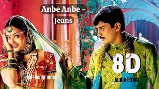 Anbe Anbe Song - Jeans | 8D | A. R. Rahman | Use Headphones